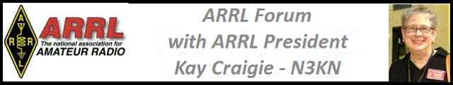 ARRL Forum - with Kay Craigie.